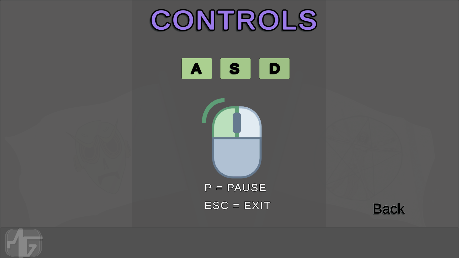 controls screen